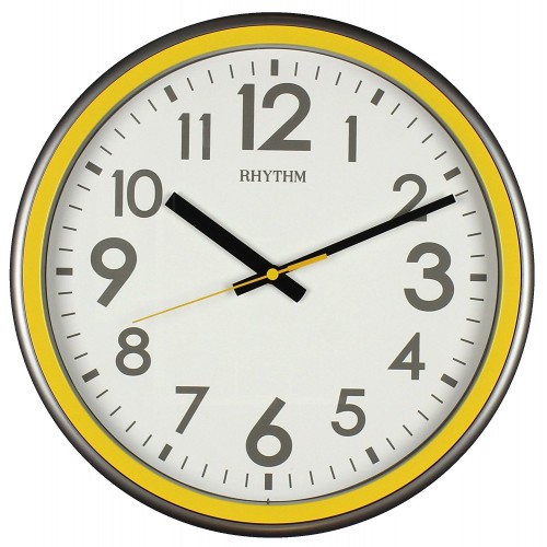 Rhythm(Japan) Silent Silent Silky Move Wall Clock